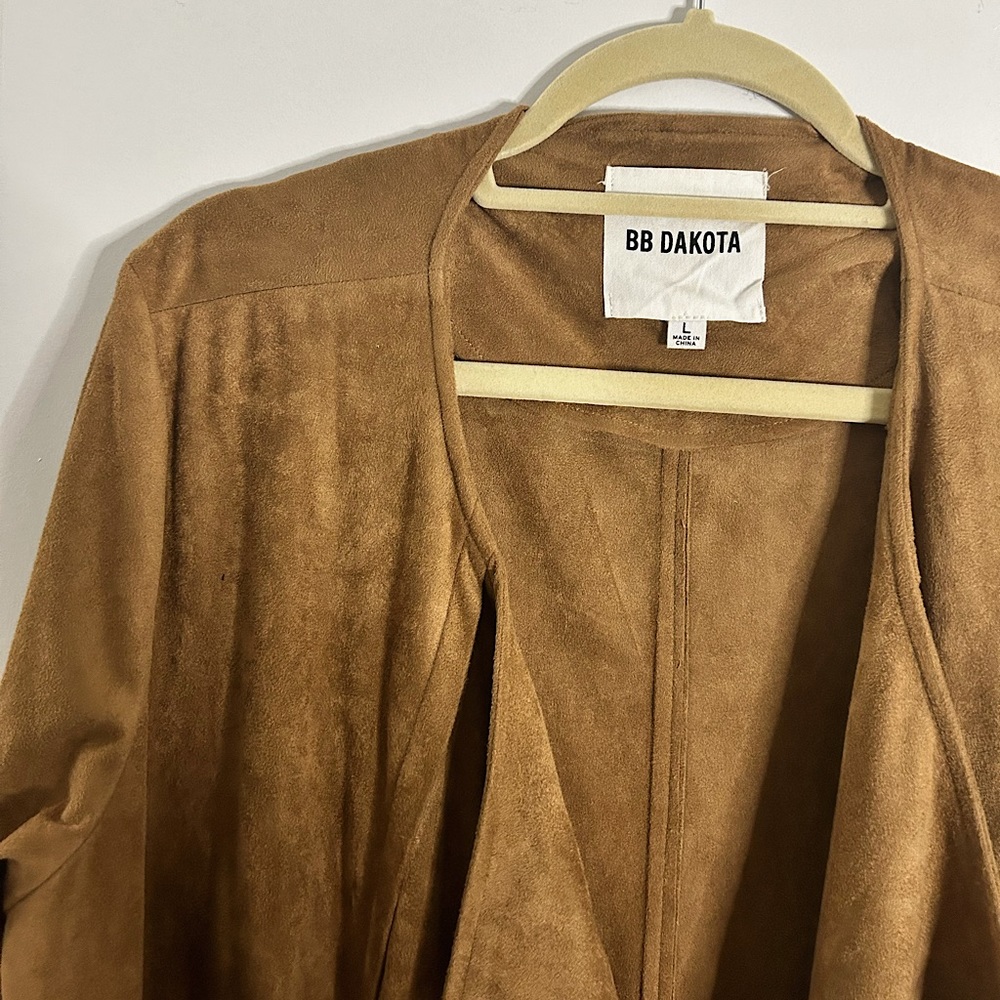 BB Dakota brown suede jacket, size L